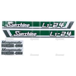 KU80589    Hood Decals---L1-24 Sunshine